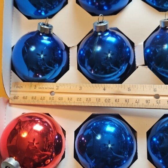 Blue and Christmas Ornaments Set - Picture 5 of 5
